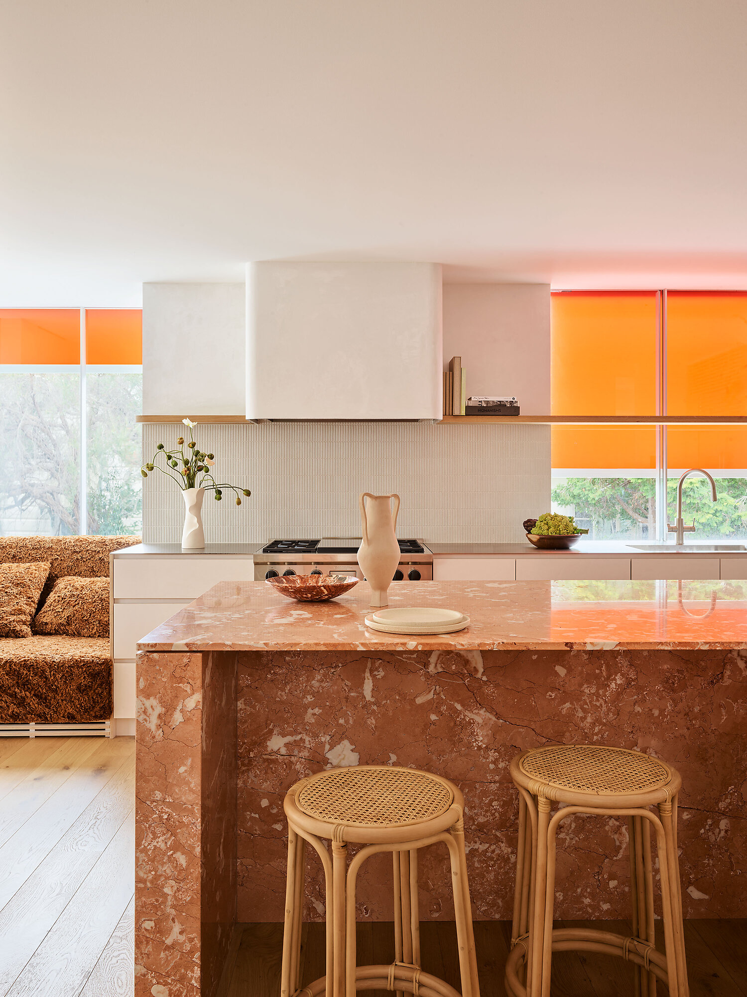 Interior photograph of Camp Cove House by Anson Smart
